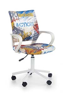 Młodzieżowe krzesła obrotowe - fotel Halmar Ibis Freestyle