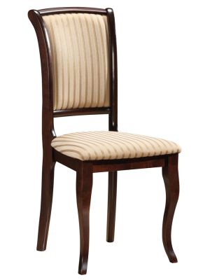 Krzesło drewniane SIGNAL MN-SC, ciemny orzech