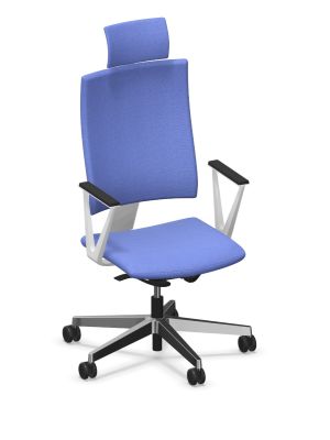 Fotel 4ME SOFT SEAT HRUA mechanizm SFB1 biały - dla osób wysokich