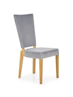 Krzesło drewniane HALMAR Rois dąb miodowy / popielaty