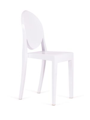 Krzesło VICTORIA białe - poliwęglan