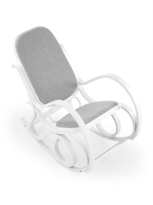 Fotel bujany HALMAR MAX BIS PLUS biały