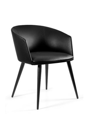 Krzesło Unique BARNET A PU czarny ekoskóra