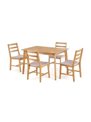 Zestaw HALMAR CORDOBA stół + 4 krzesła - ZŁAP RABAT: KOD50