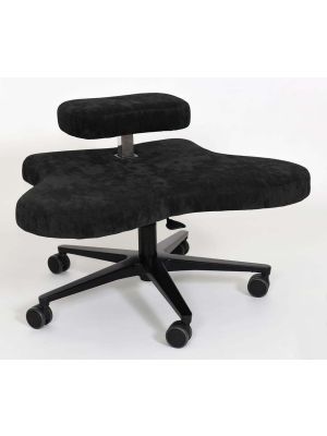 Krzesło ortopedyczne Dragonfly CLASSIC, LARGE size, BLACK base, 19 kolorów tkaniny