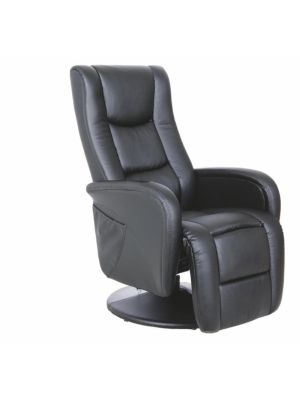 Fotel HALMAR PULSAR czarny recliner z funkcją masażu i podgrzewania - ZŁAP RABAT: KOD150