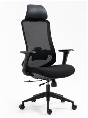 Fotel ergonomiczny Signal ERGON czarny - wysuw siedziska - obciążenie do 150 kg