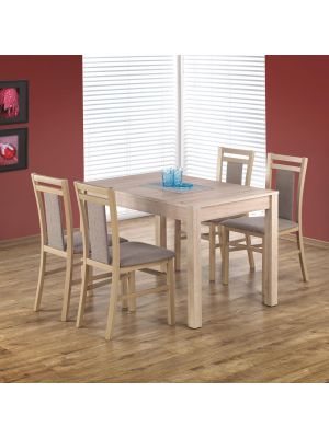 Zestaw stołowy - Halmar - rozkładany stół Maurycy + 4 krzesła Hubert 8