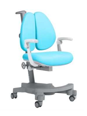BRASSICA Blue - krzesełko z podłokietnikami i regulacją wysokości FunDesk 