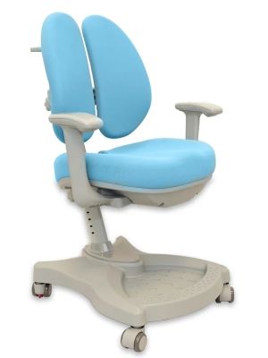 VETRO Blue - krzesełko z regulacją wysokości z podłokietnikami FunDesk