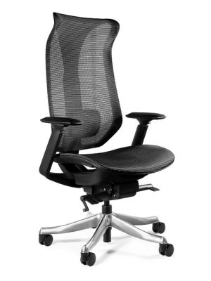 Fotel ergonomiczny Unique FOCUS czarny/czarny - ZŁAP RABAT: KOD200