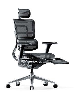 Fotel ergonomiczny DIABLO V-MASTER czarny - obciążenie do 150 kg