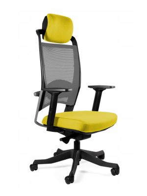 Fotel ergonomiczny FULKRUM szara siatka / 18 kolorów tkaniny