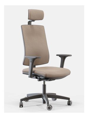 Fotel biurowy BGroup SKILL SOFT Black (SKSB) - dla osób wysokich