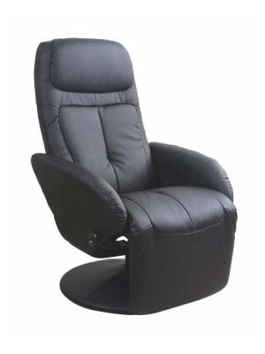 Fotel rozkładany HALMAR OPTIMA recliner czarny - ZŁAP RABAT: KOD100