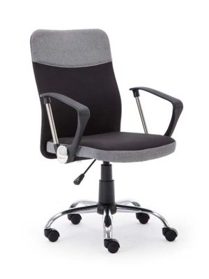 Fotel biurowy HALMAR TOPIC czarno-popielaty