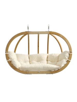 Fotel hamakowy dwuosobowy drewniany - Globo Royal Chair - 2 kolory