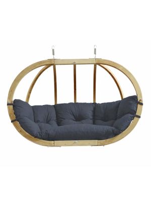 Fotel hamakowy dwuosobowy drewniany - Globo Royal Chair Terracotta
