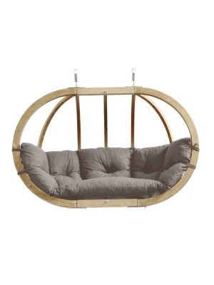 Fotel hamakowy dwuosobowy drewniany - Globo Royal Chair Watherproof - 2 kolory