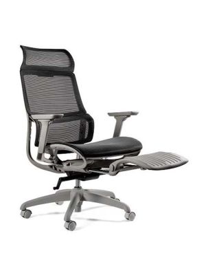 Fotel ergonomiczny Unique SPACE z podnóżkiem - ZŁAP RABAT: KOD150