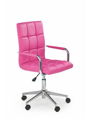Fotel młodzieżowy obrotowy HALMAR GONZO 2 różowy - jak fotel Gradin 