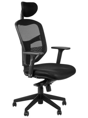 Fotel biurowy Stema HN-5038 czarny - wysuw siedziska