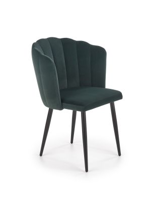 Krzesło HALMAR K386 ciemny zielony velvet - NEGOCJUJ CENĘ - RABAT CZEKA W KOSZYKU