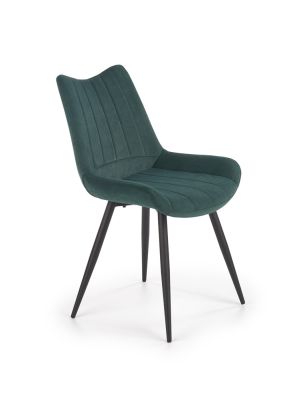 Krzesło HALMAR K388 ciemny zielony velvet - RABAT CZEKA W KOSZYKU