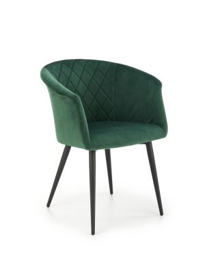 Krzesło HALMAR K421 ciemny zielony velvet - RABAT CZEKA W KOSZYKU