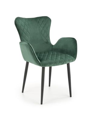 Krzesło HALMAR K427 ciemny zielony velvet - RABAT CZEKA W KOSZYKU