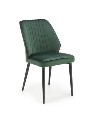 Krzesło HALMAR K432 ciemny zielony velvet - RABAT CZEKA W KOSZYKU