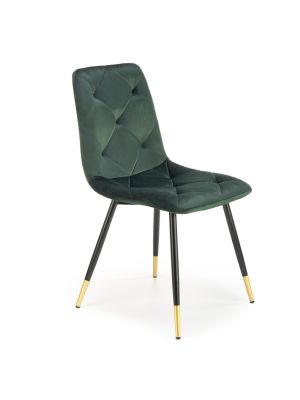 Krzesło HALMAR K438 ciemny zielony velvet
