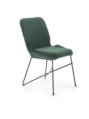 Krzesło HALMAR K454 ciemny zielony velvet - NEGOCJUJ CENĘ - OTRZYMAJ RABAT!