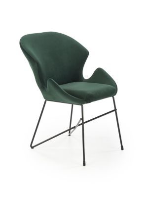 Krzesło HALMAR K458 ciemny zielony velvet - NEGOCJUJ CENĘ - OTRZYMAJ RABAT!