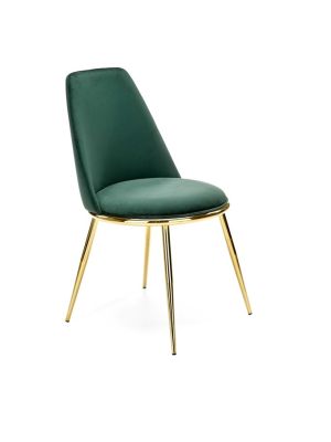 Krzesło Halmar K460 ciemny zielony velvet - RABAT CZEKA W KOSZYKU