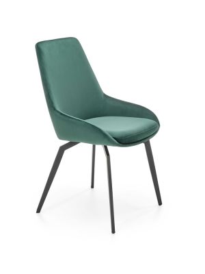 Krzesło Halmar K479 ciemny zielony velvet