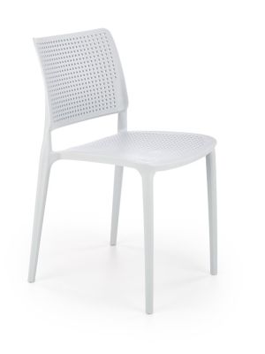 Krzesło ogrodowe HALMAR K514 jasny niebieski -  polipropylen