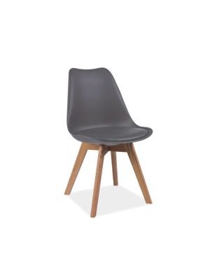 Krzesło drewniane SIGNAL KRIS dąb, Kolory - styl skandynawski