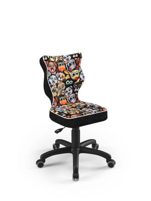 Fotel dla dziecka Entelo PETIT Black tap. Storia 28  rozmiar 3 (wzrost 119-142 cm)