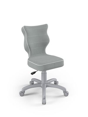 Fotel dla dziecka Entelo PETIT Grey tap. Jasmine 03 rozmiar 4 (wzrost 133–159 cm)
