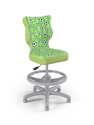 Fotel dla dziecka Entelo PETIT WK+P Grey tap. Storia 29 rozmiar 4 (wzrost 133–159 cm)