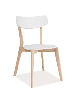Krzesło drewniane SIGNAL TIBI - styl skandynawski