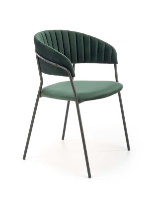 Krzesło HALMAR K426 ciemny zielony velvet
