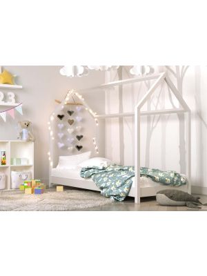 Łóżko Domek dziecięce Kocot-Meble BELLA białe 160x80