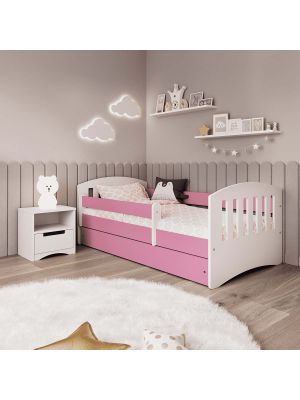 Łóżko dziecięce Kocot-Meble CLASSIC 1 kolor różowy