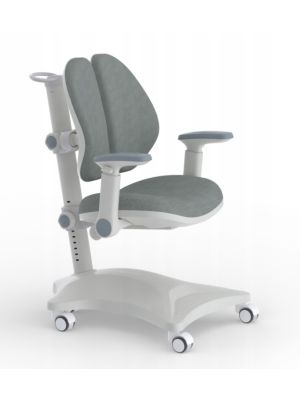 MAGNOLIA Grey -  Krzesło z regulacją wysokości FunDesk - regulowane podłokietniki