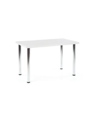 Stół HALMAR MODEX 120x68 biały-chrom - NEGOCJUJ CENĘ