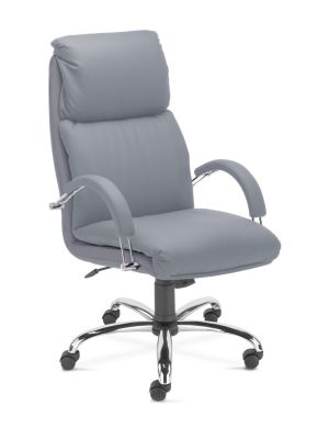 Fotel gabinetowy NADIR steel02 chrome
