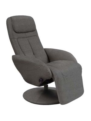 Fotel rozkładany HALMAR OPTIMA 2 popielaty tkanina - ZŁAP RABAT: KOD100