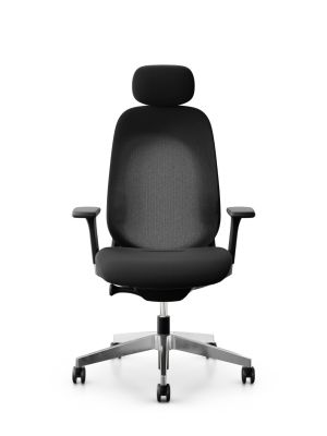 Krzesło Giroflex 40 czarny z zagłówkiem - SZYBKA WYSYŁKA